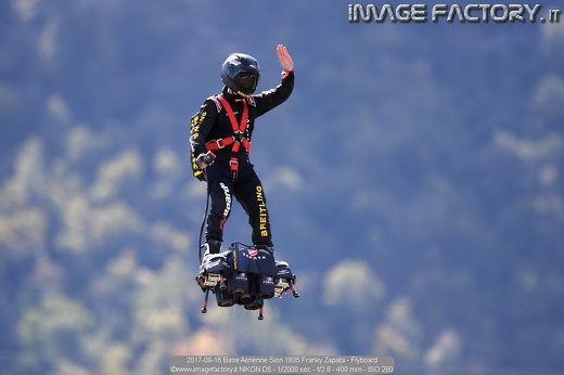 2017-09-16 Base Aerienne Sion 1835 Franky Zapata - Flyboard